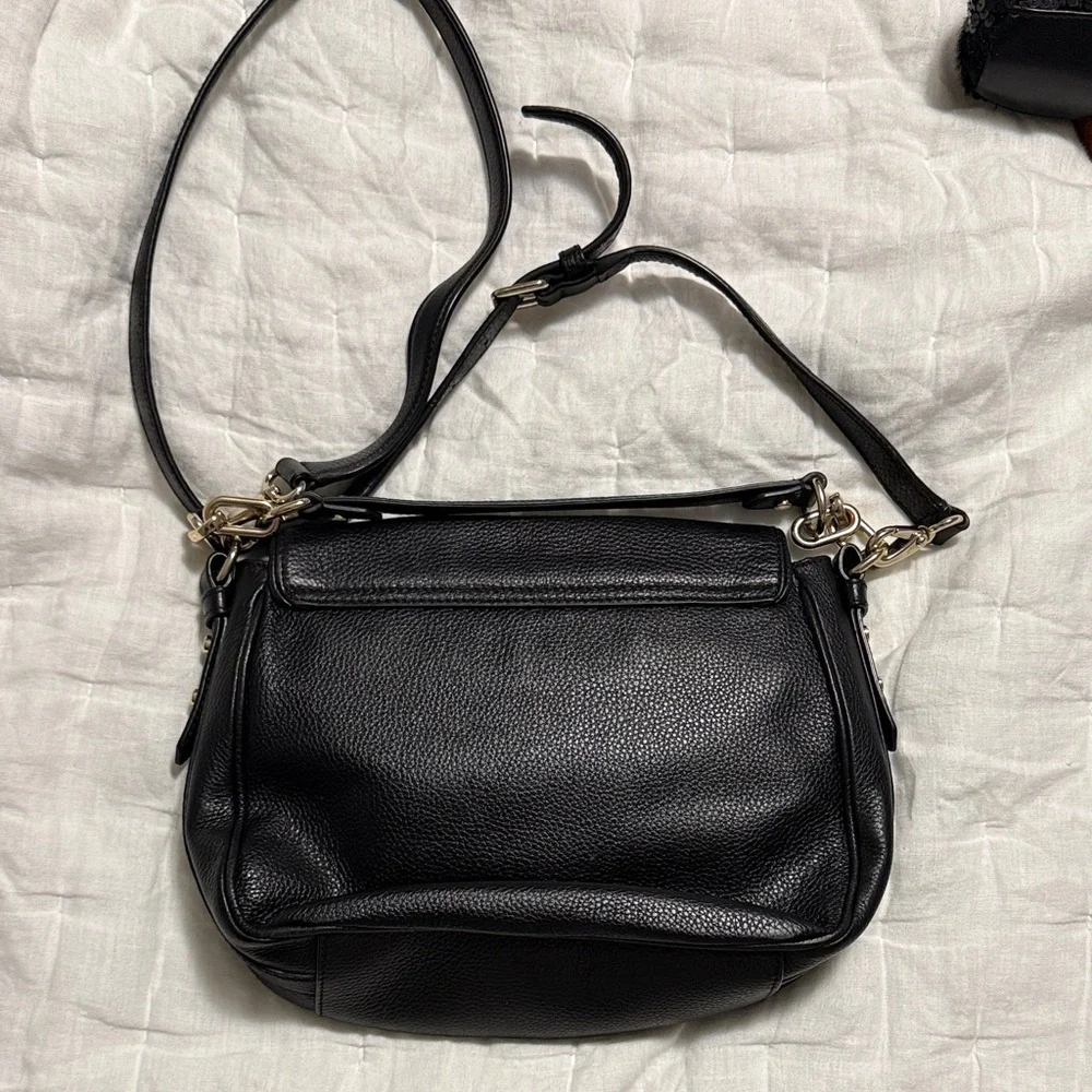Kate Spade Black Leather Shoulder Bag - Picture 2 of 6